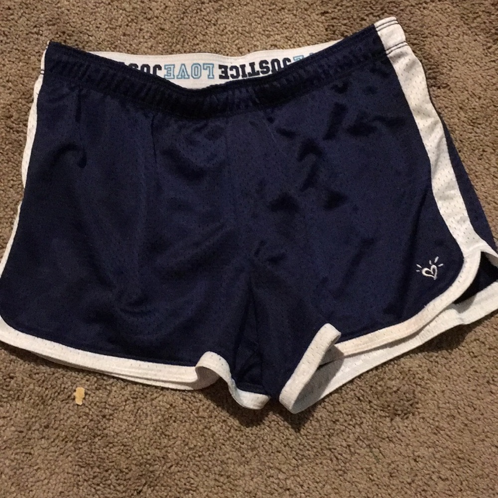 Blue justice shorts